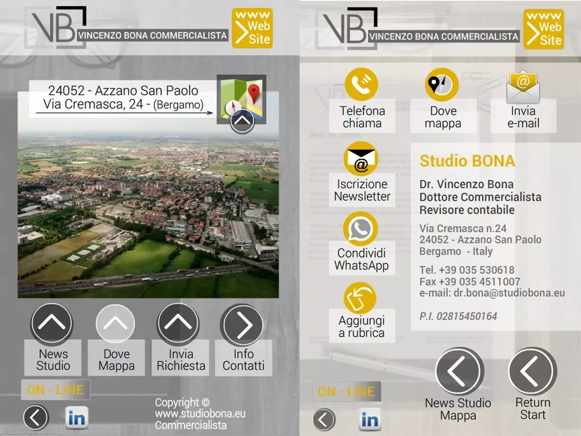Commercialista Bergamo iPad 应用截图