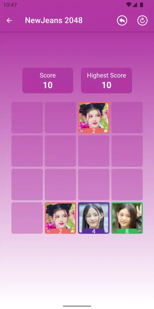 Capturas de pantalla de NewJeans 2048 Game