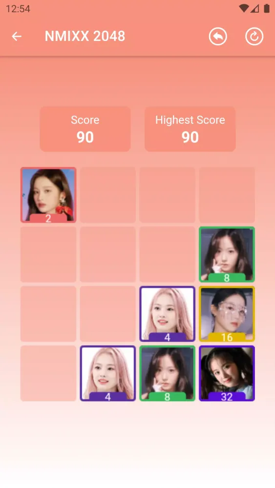 NMIXX 2048 Game应用截图