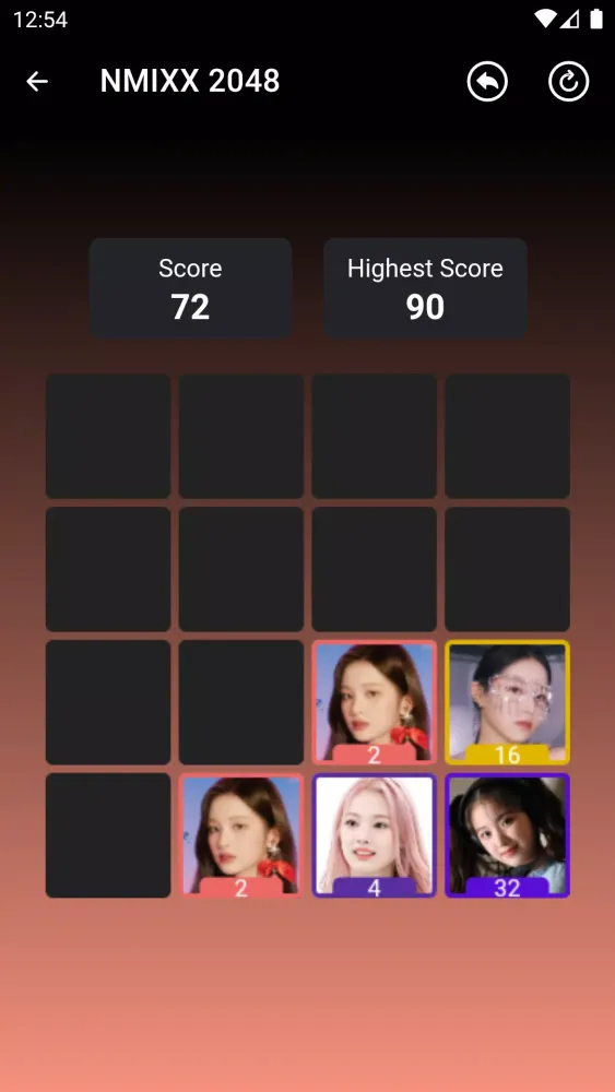 NMIXX 2048 Game应用截图