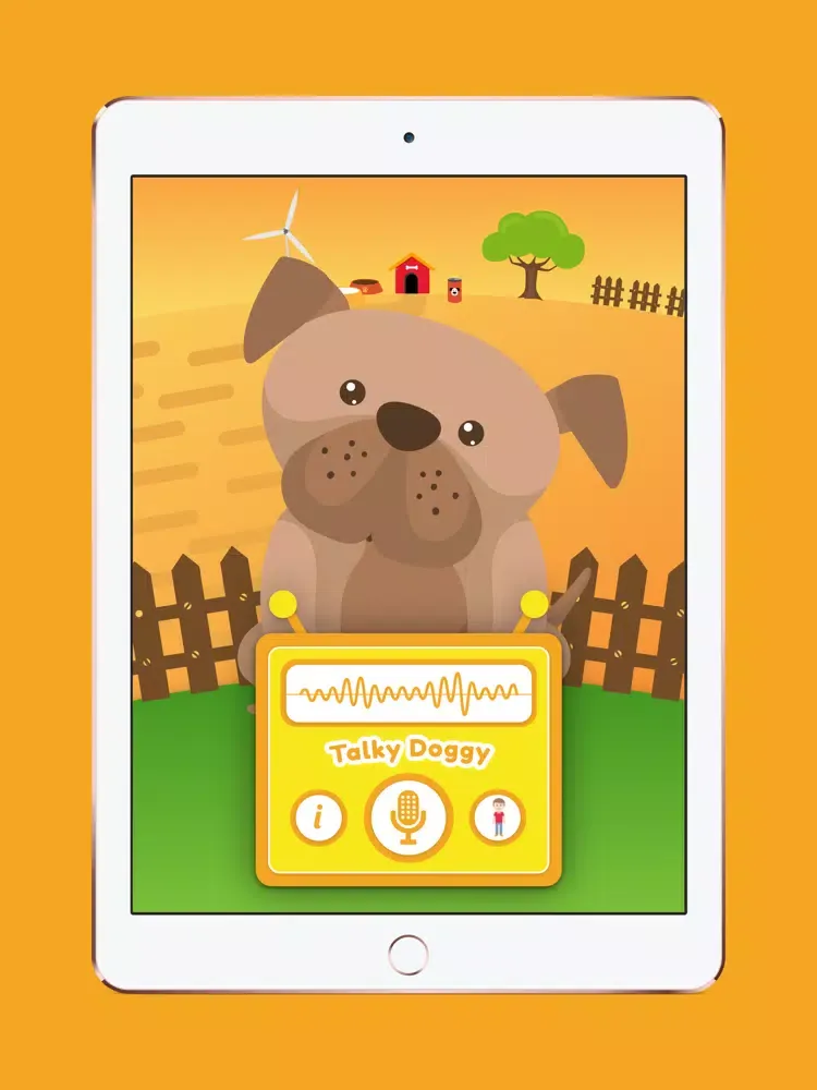 Capturas de tela do TalkyDoggy iPad 