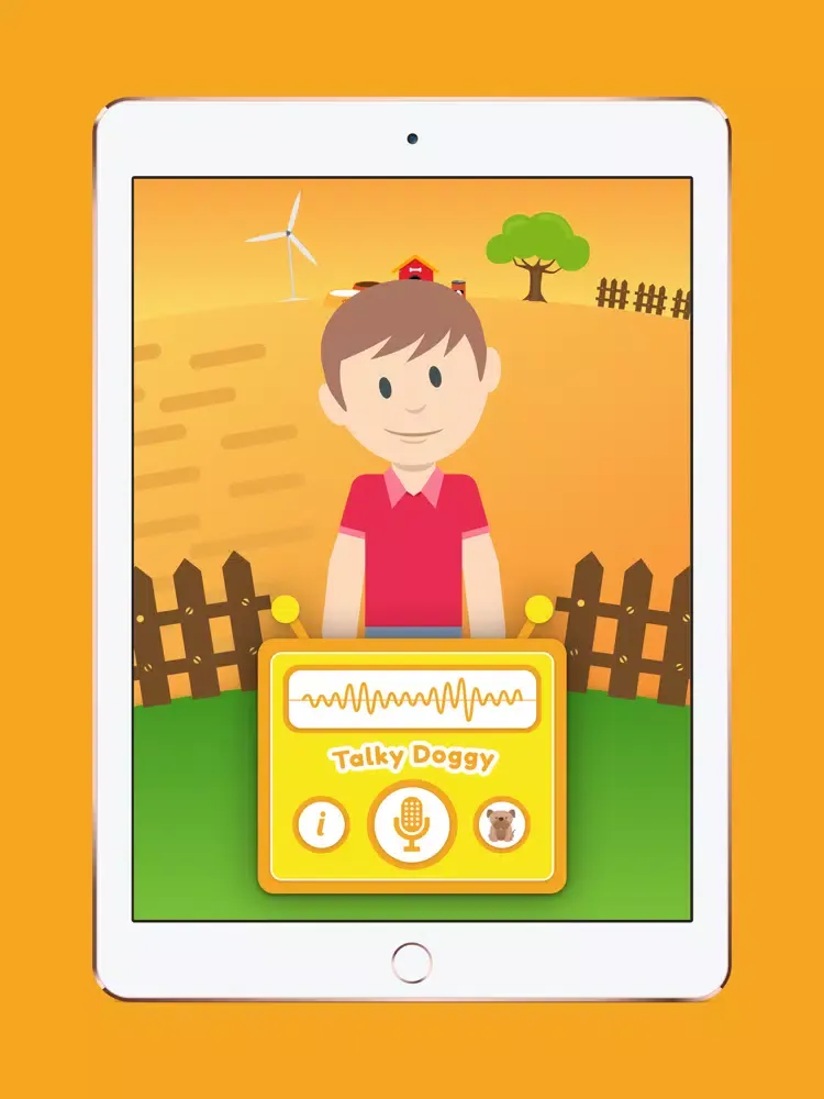 Capturas de tela do TalkyDoggy iPad 