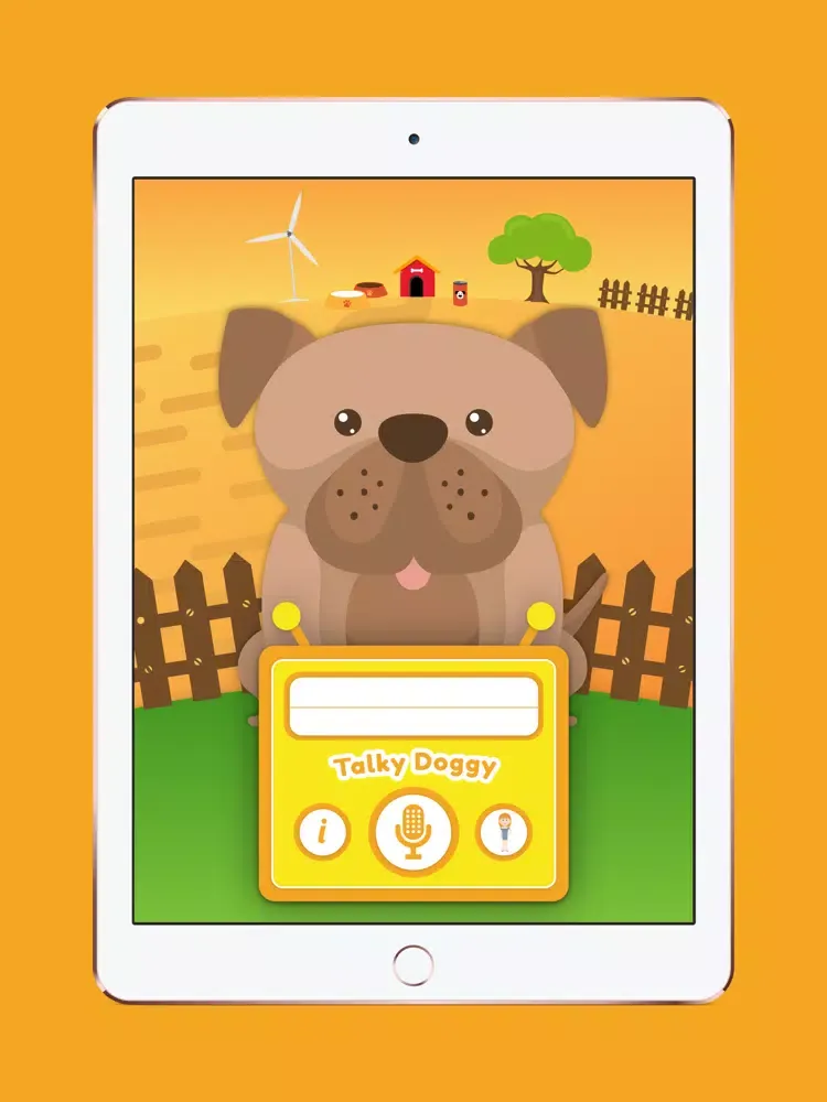 Capturas de tela do TalkyDoggy iPad 