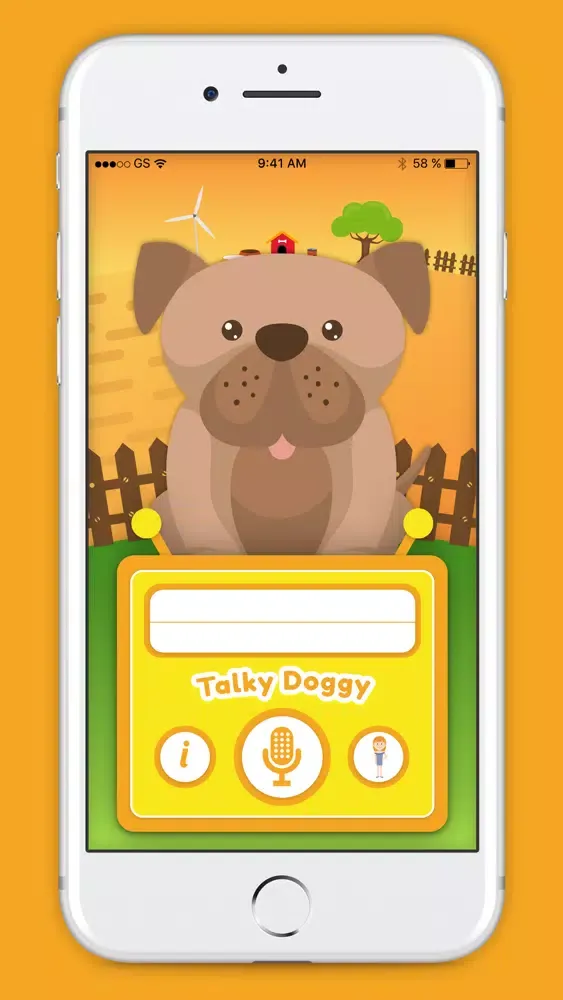 Capturas de tela do TalkyDoggy