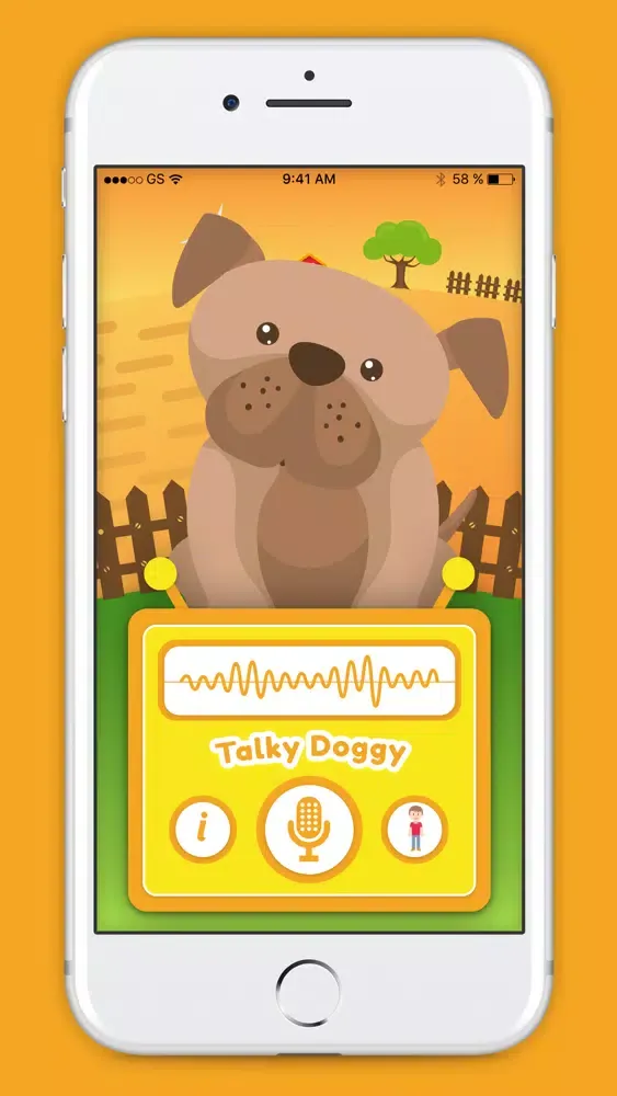 Capturas de tela do TalkyDoggy