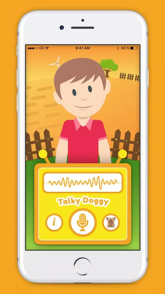 Capturas de tela do TalkyDoggy