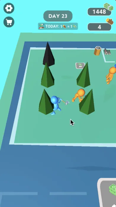 Tangkapan skrin Idle Lumber Empire Tycoon 3D