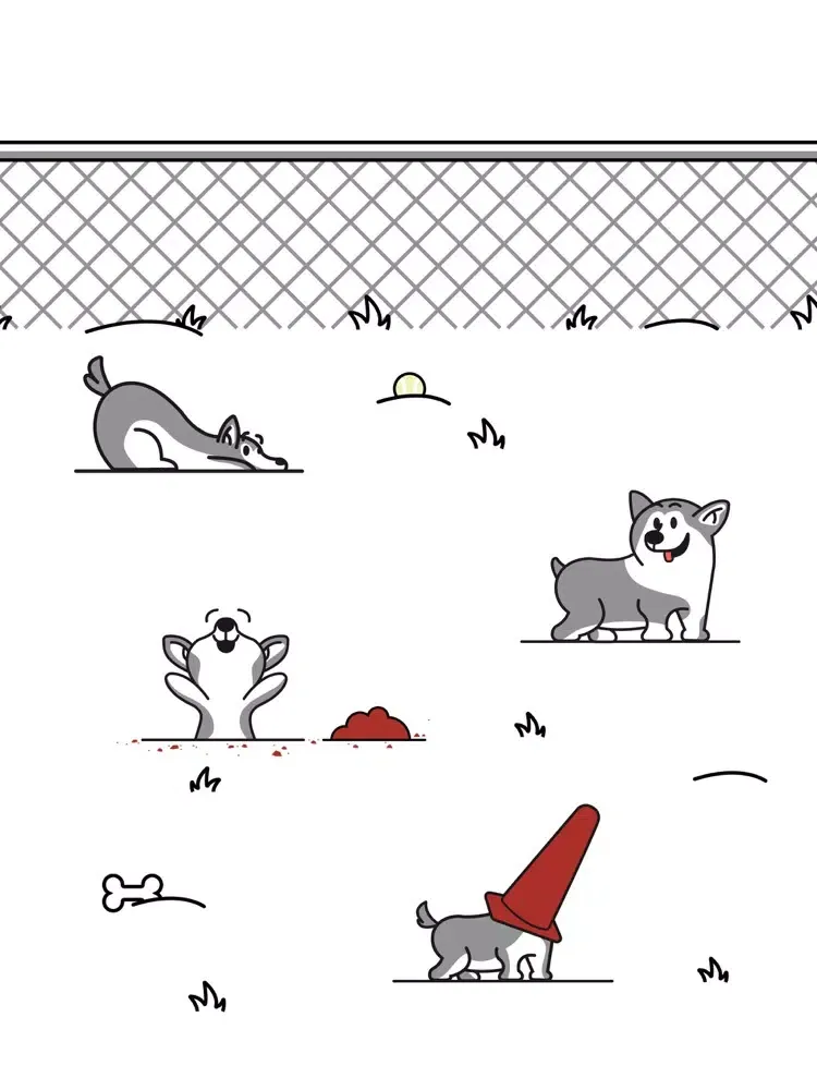 Animated Husky iPad  स्क्रीनशॉट