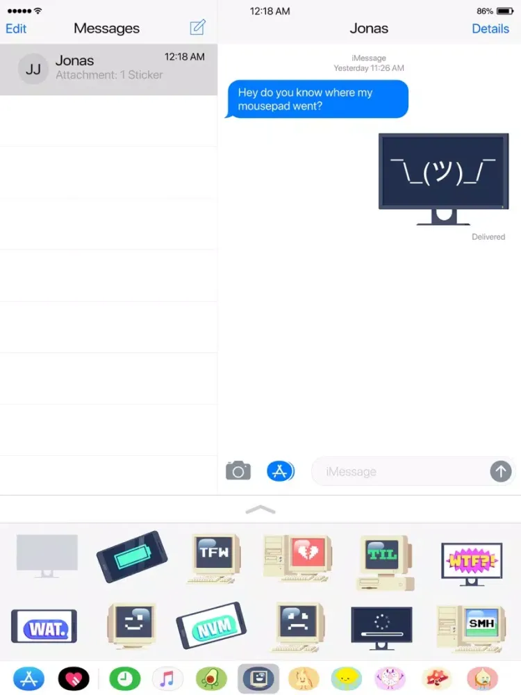 Captures d'écran de ByteMoji iPad 