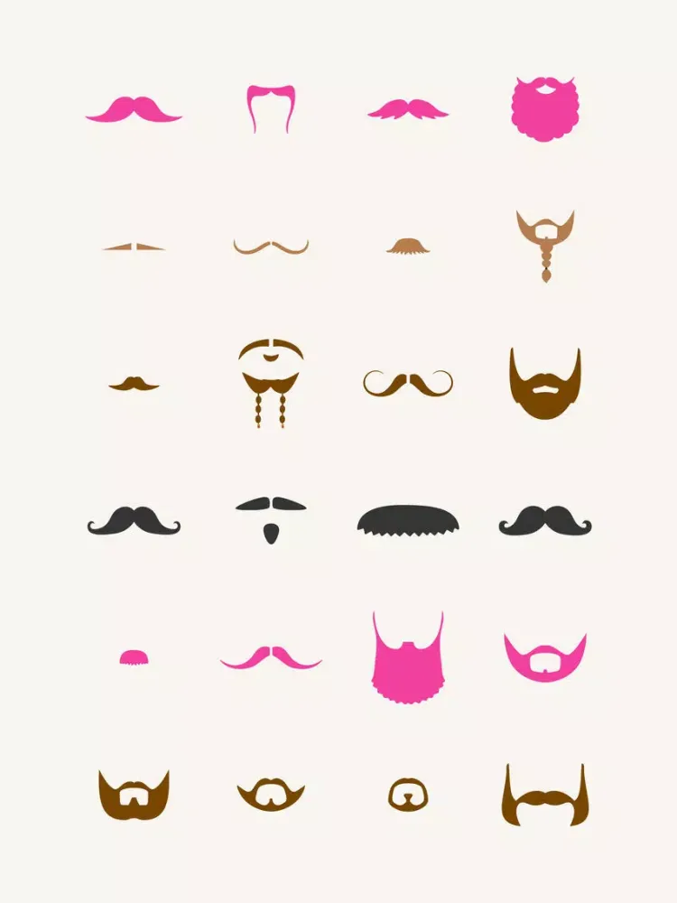 Mustaches and Beards iPad  Ekran Görüntüleri