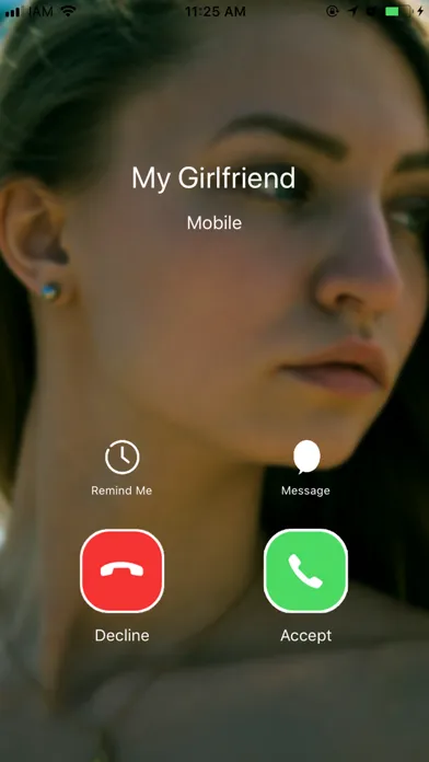 Capturas de pantalla de Fake phone call from girl