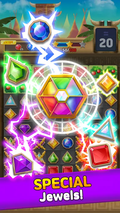 Ảnh chụp màn hình của Temple Gem : Match 3 Puzzle