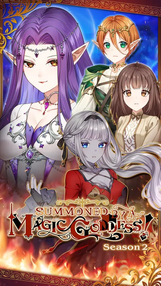 Capturas de tela do Summoned by a Magic Goddess