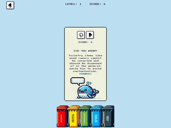 Whaleys Bins Waste Sorting iPad  Screenshots