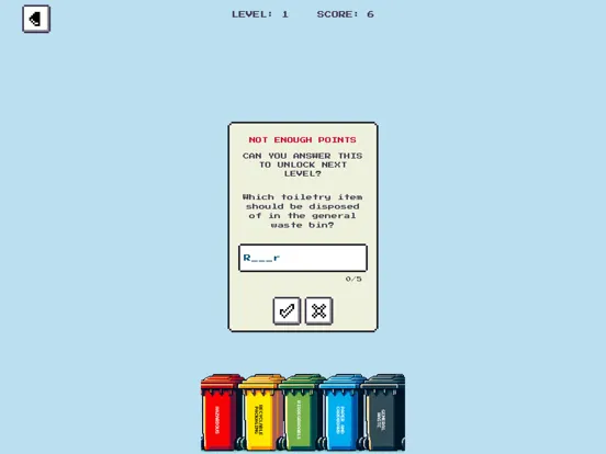 Whaleys Bins Waste Sorting iPad  Screenshots