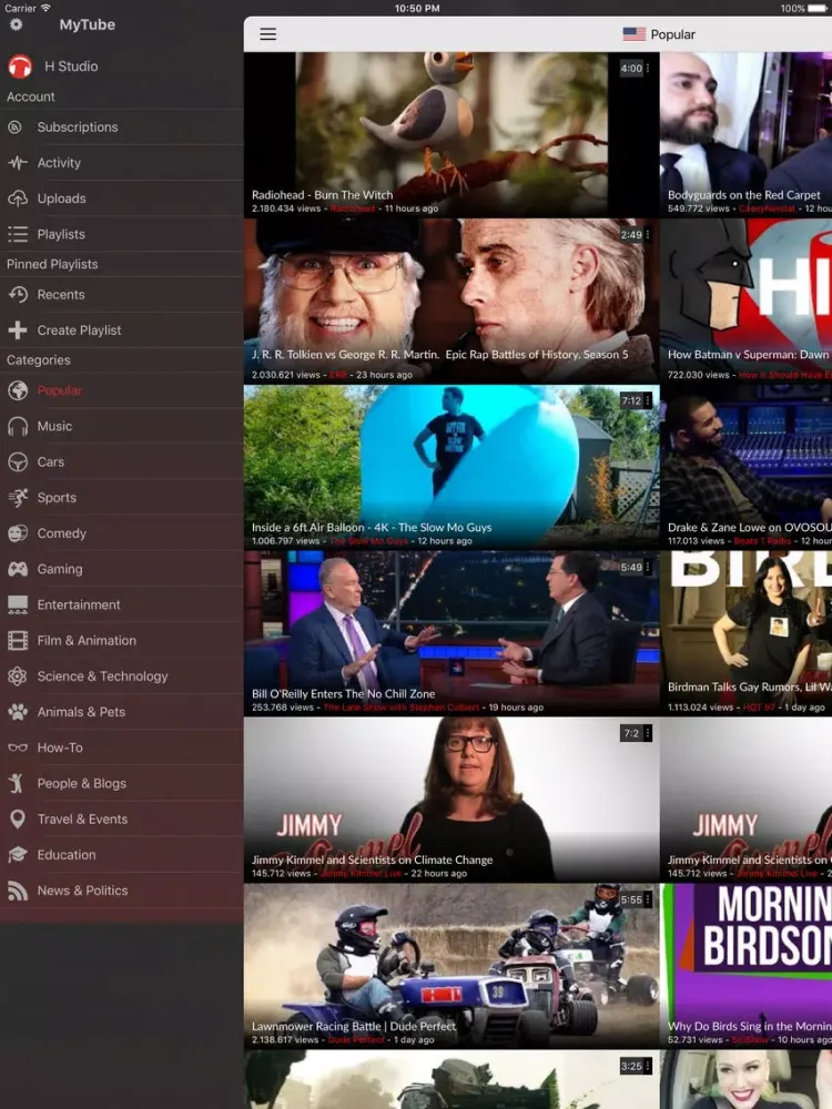 Screenshot di MyTube - Surf uTube Videos iPad 