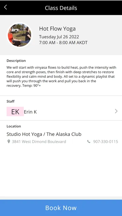 Capturas de pantalla de Studio Hot Yoga