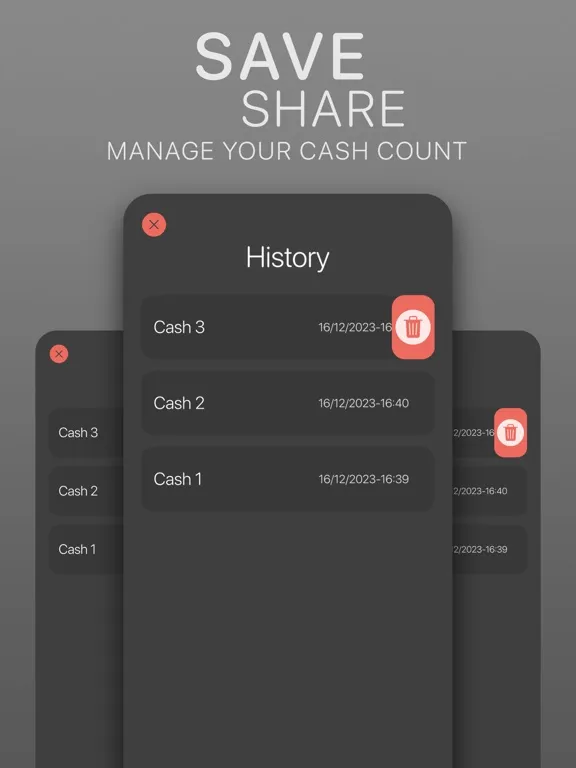 Cash Count Pro iPad  स्क्रीनशॉट