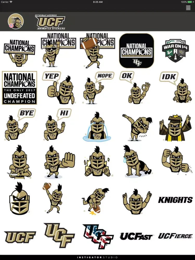 UCF® Stickers iPad  سکرین شاٹس