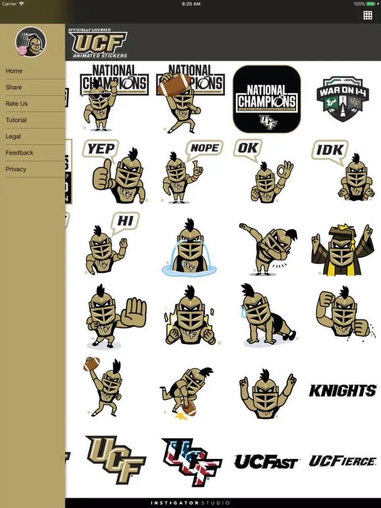 UCF® Stickers iPad  سکرین شاٹس
