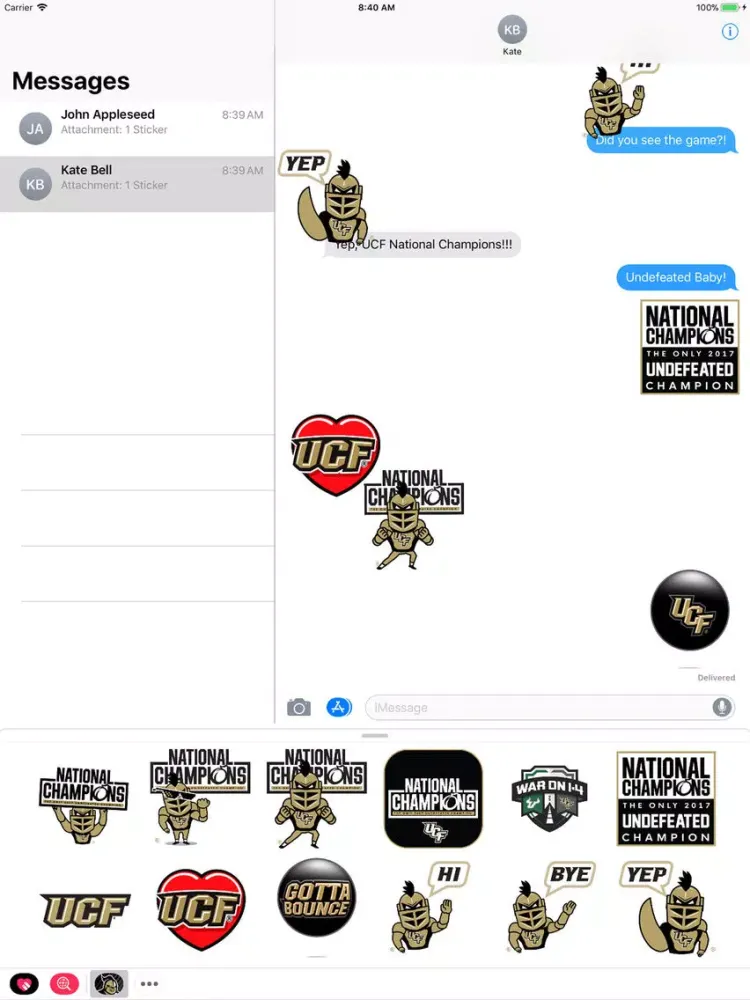 UCF® Stickers iPad  سکرین شاٹس