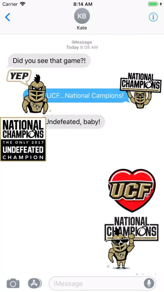 UCF® Stickers سکرین شاٹس