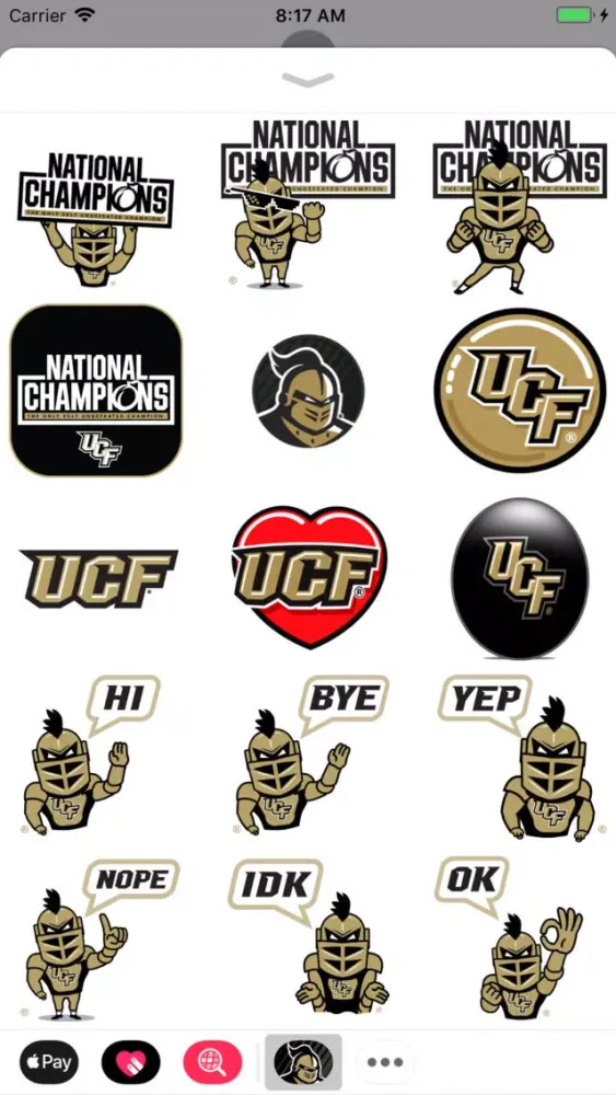 UCF® Stickers سکرین شاٹس