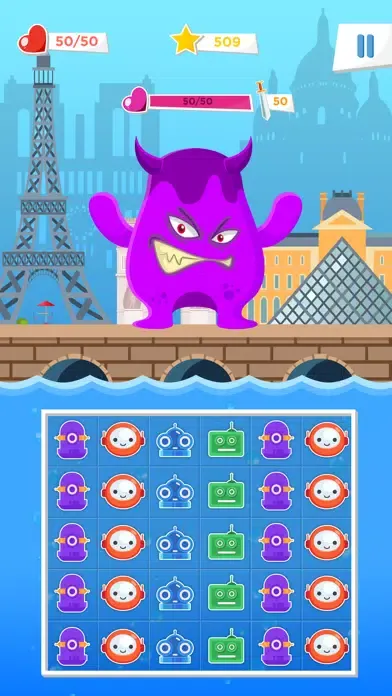 تصاویر Monster fighter match3