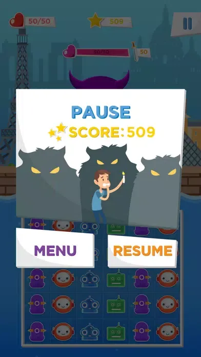 تصاویر Monster fighter match3