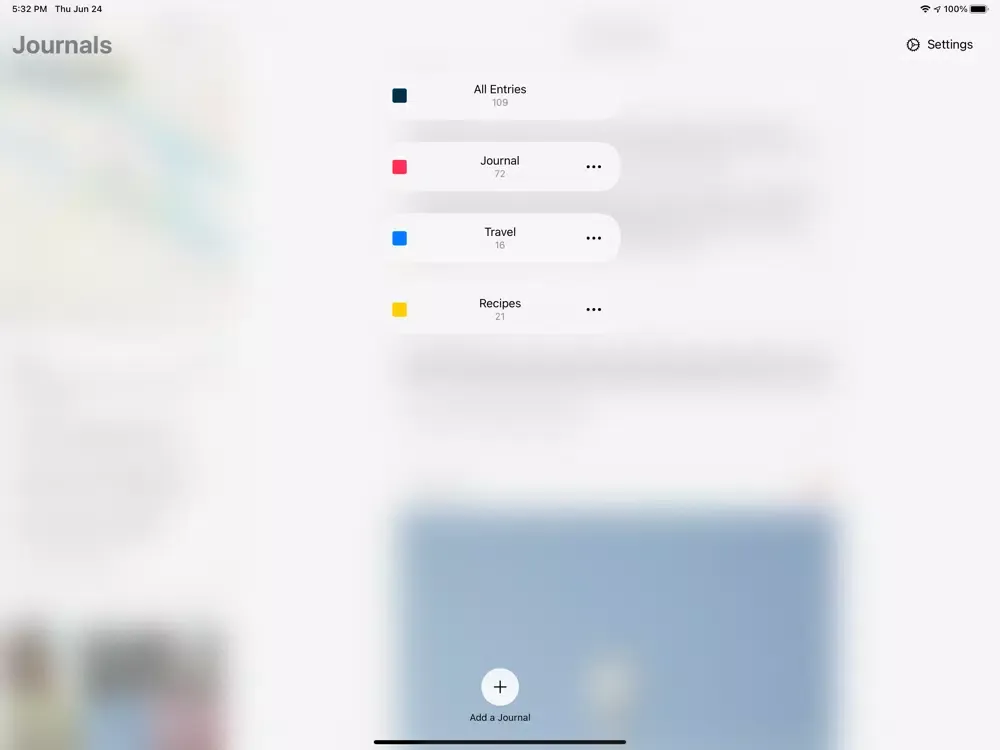 Hibi Journal iPad  سکرین شاٹس