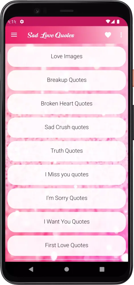 Скриншоты Sad Love Quotes