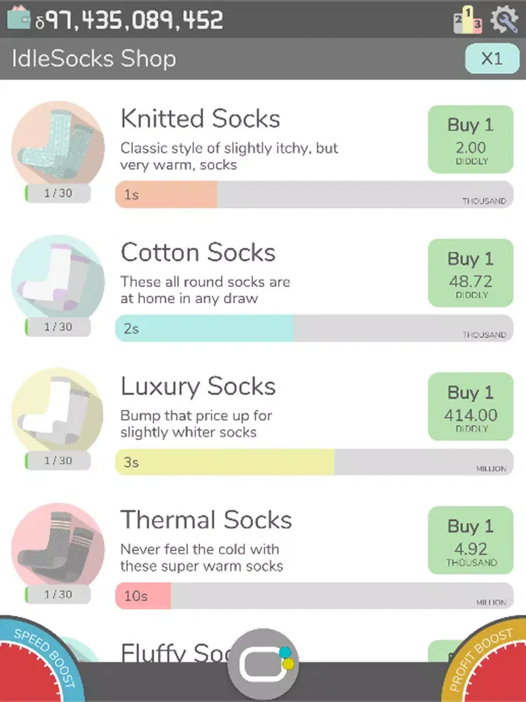 Скриншоты Idle Socks iPad 