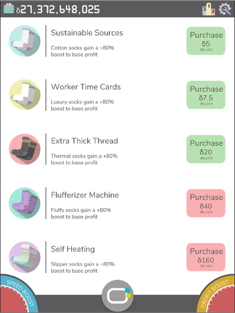 Скриншоты Idle Socks iPad 