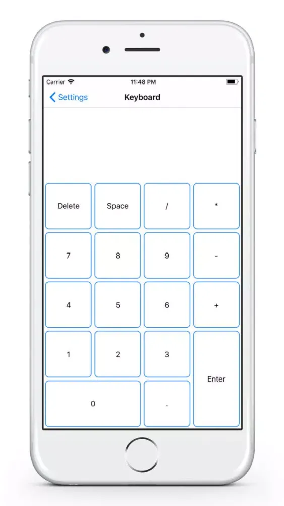 Скриншоты Numeric Keyboard