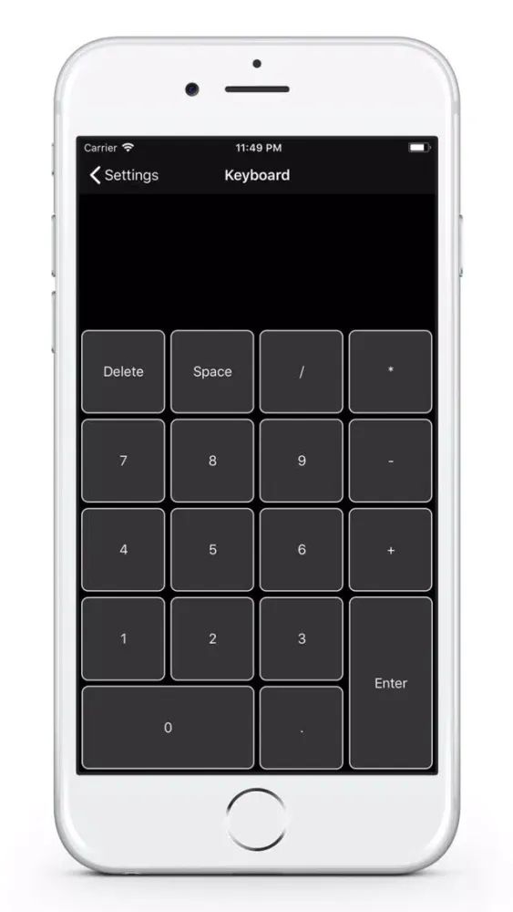 Скриншоты Numeric Keyboard