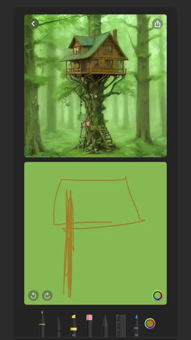 Realtime AI Drawing: Painterly Screenshots