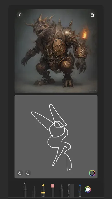 Realtime AI Drawing: Painterly Screenshots