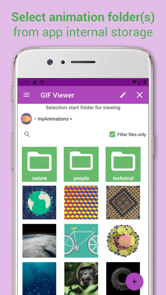 Capturas de pantalla de GIF Viewer Extra