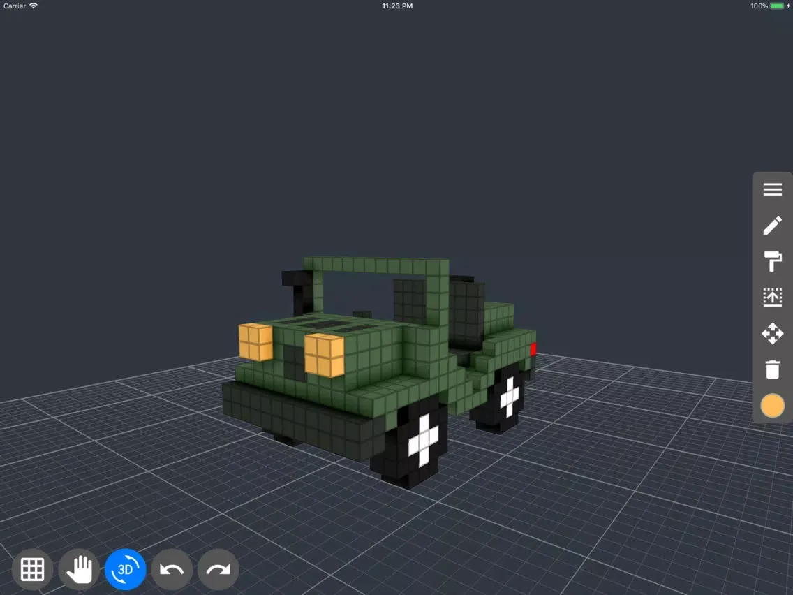 3D Pixel Artist - Voxel Design iPad  Screenshots