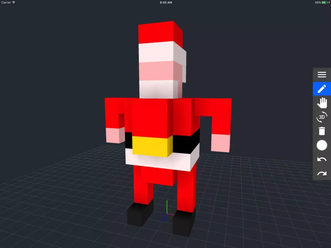 3D Pixel Artist - Voxel Design iPad  Screenshots