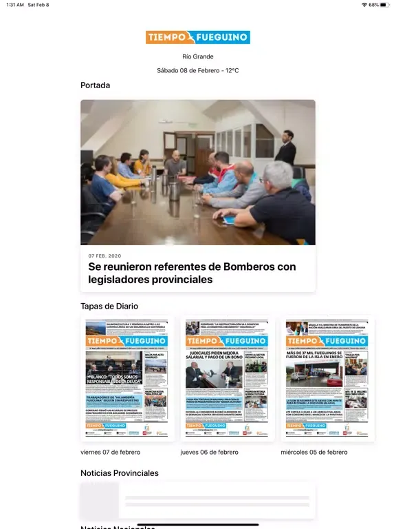 تصاویر Tiempo Fueguino iPad 