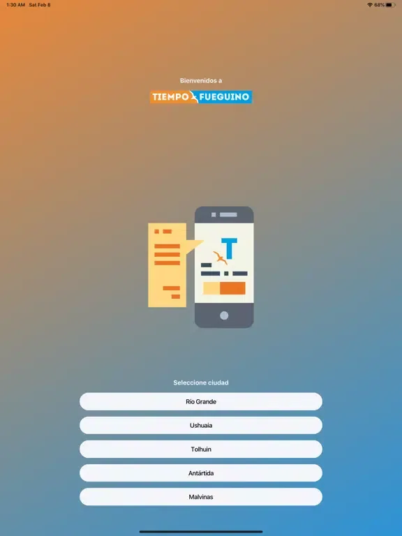 تصاویر Tiempo Fueguino iPad 