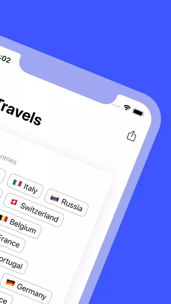 Screenshot di Tripper: Travel Map & Journal