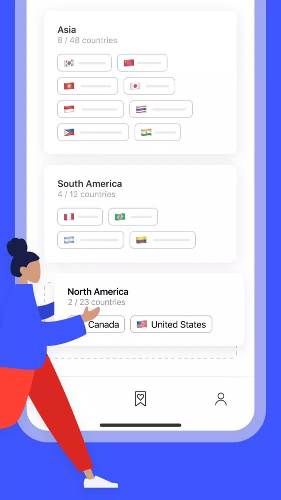 Screenshot di Tripper: Travel Map & Journal