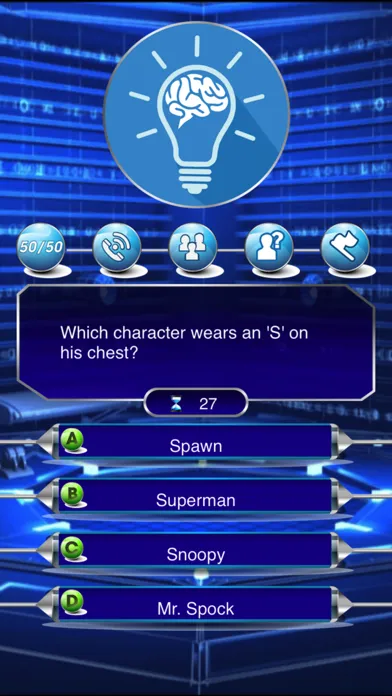 Captures d'écran de Xega Brain Test: Trivia & Quiz