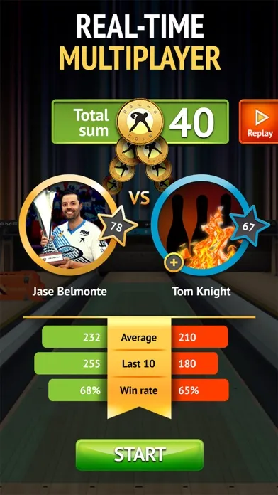 Capturas de tela do Bowling by Jason Belmonte