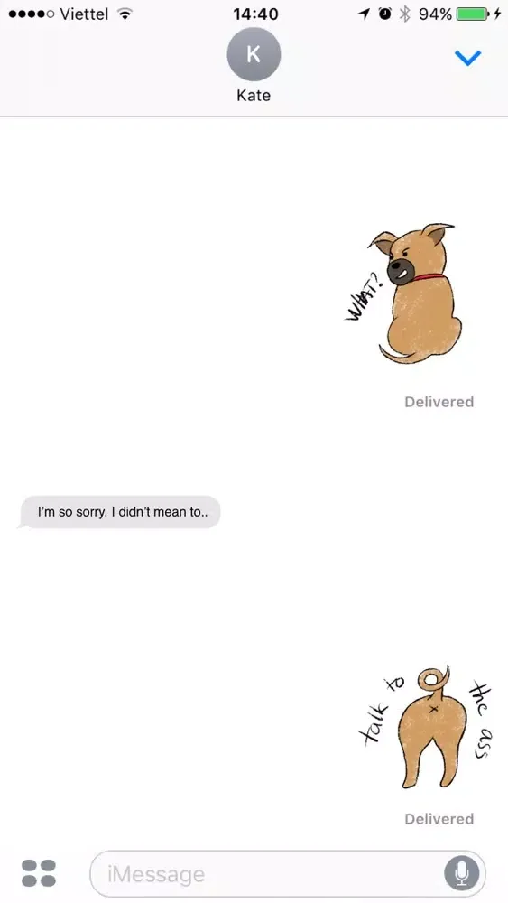 Tee - Puppy Stickers スクリーンショット