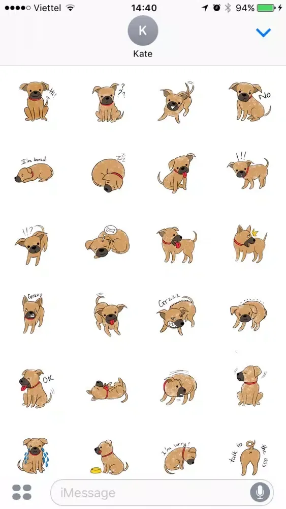 Tee - Puppy Stickers スクリーンショット