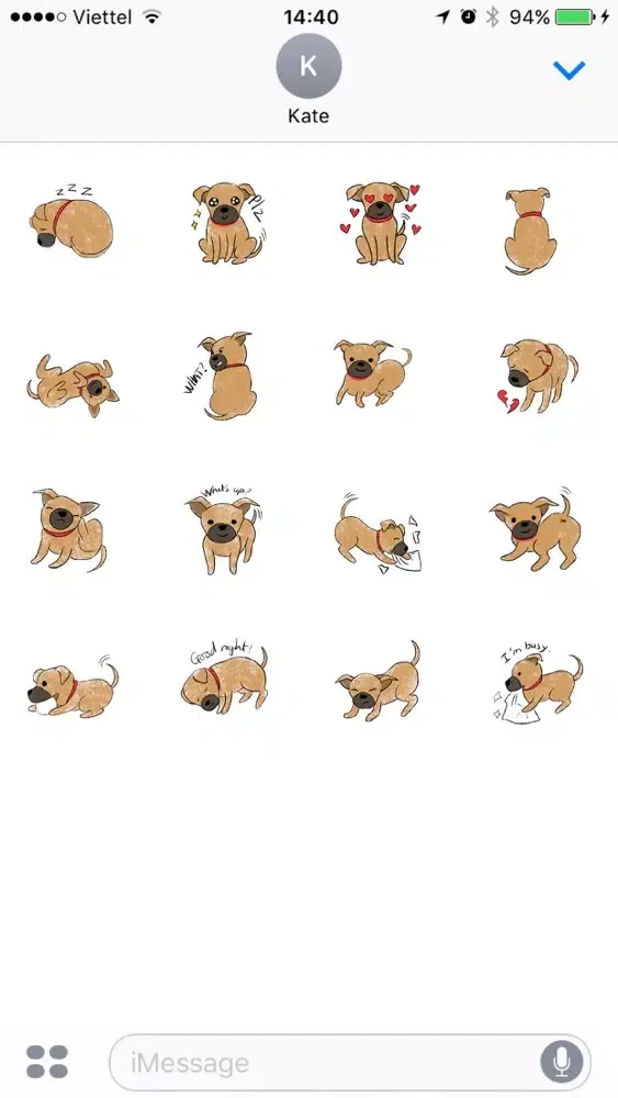 Tee - Puppy Stickers スクリーンショット