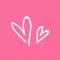 Valentine's Day Lettering Stickers